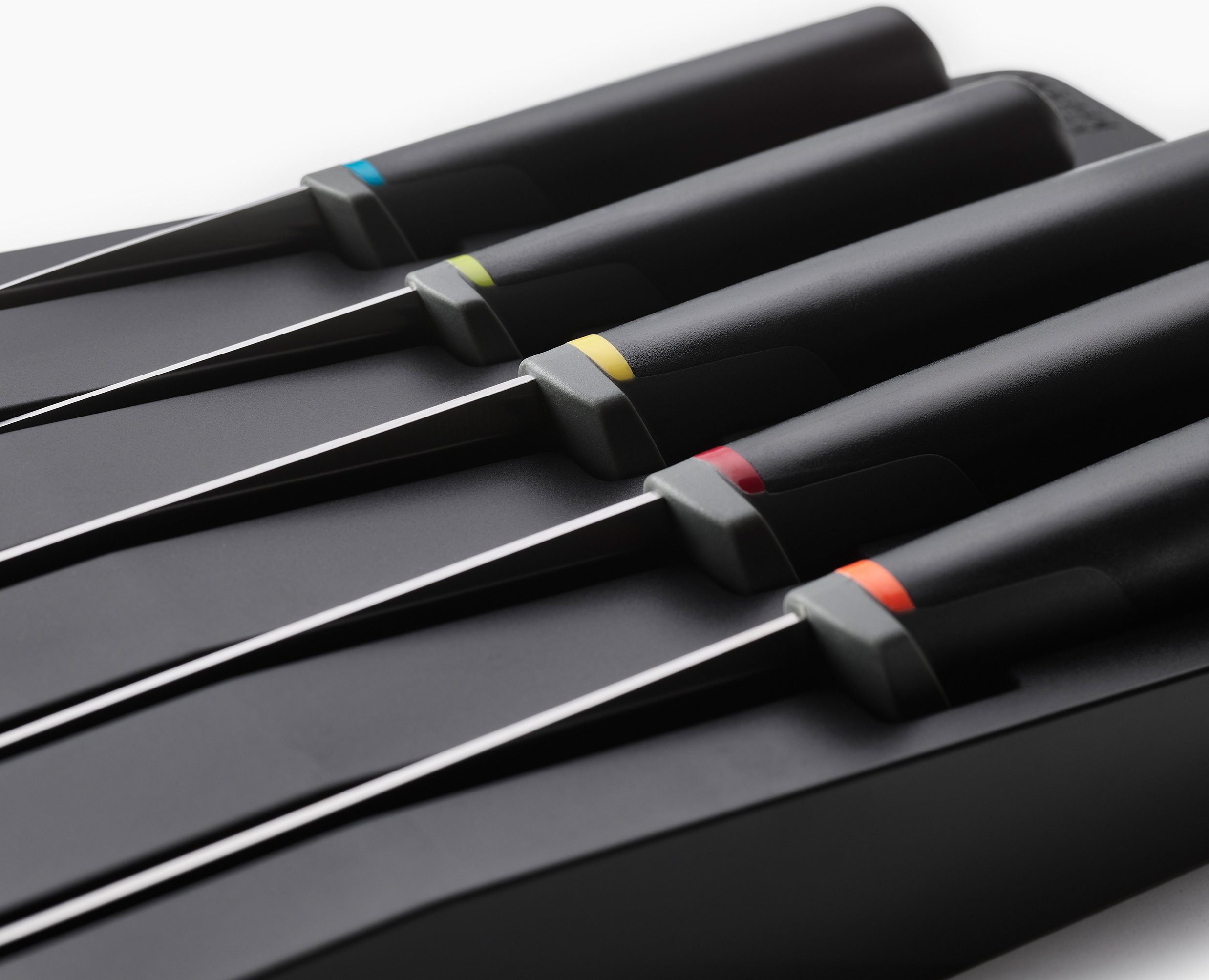 Joseph Joseph Messer-Set Elevate Knives Store (Set, 6-tlg), japanisches Edelstahl, Schubladeneinlage
