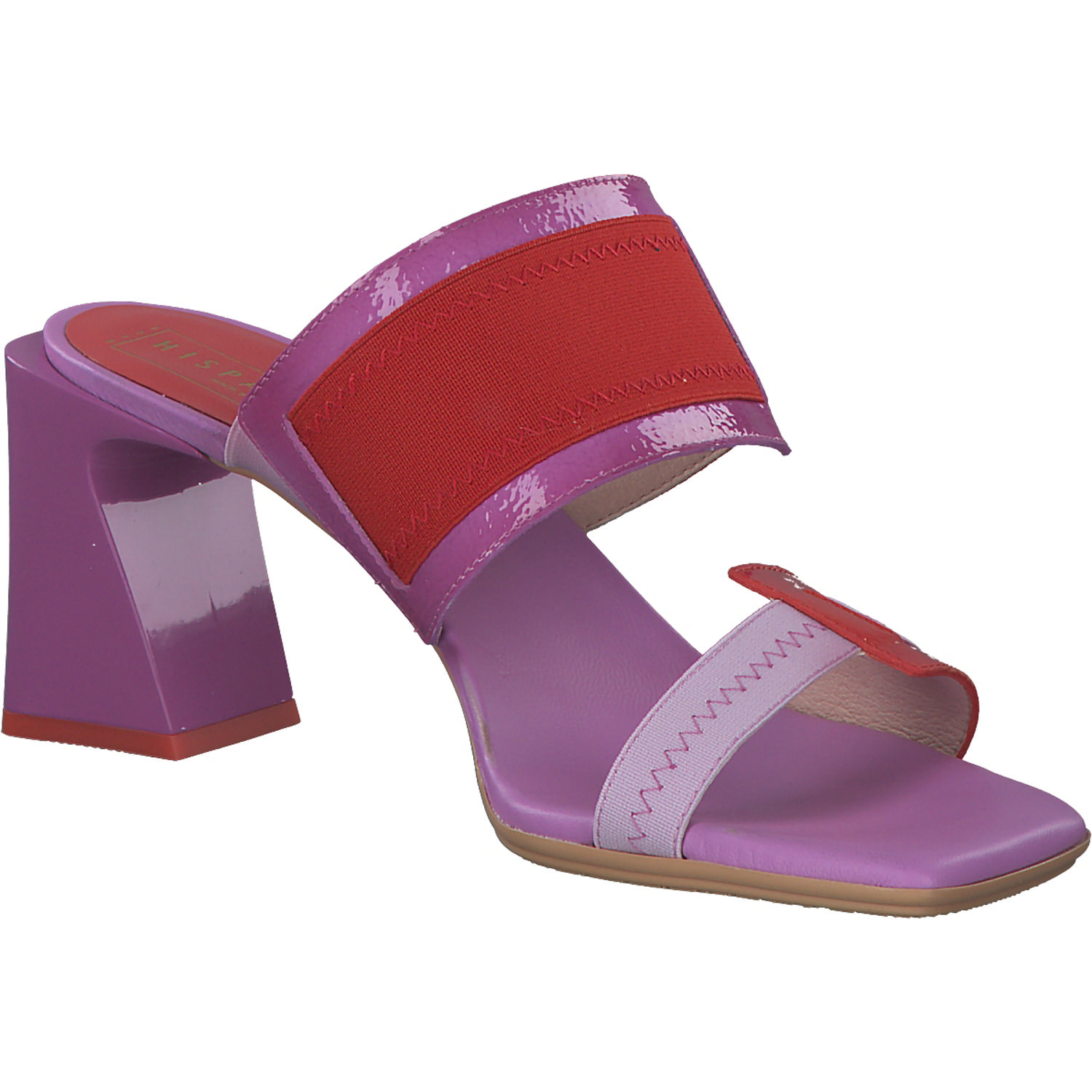 Hispanitas Schuhe Mallorca HV243327, Plateau-Pantoletten, Damen, Pink Lila