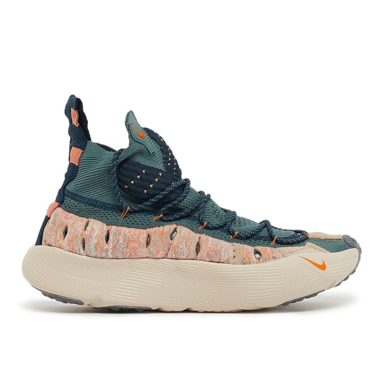 NIKE Ispa Sense Flyknit mineral slate/magma orange-rattan