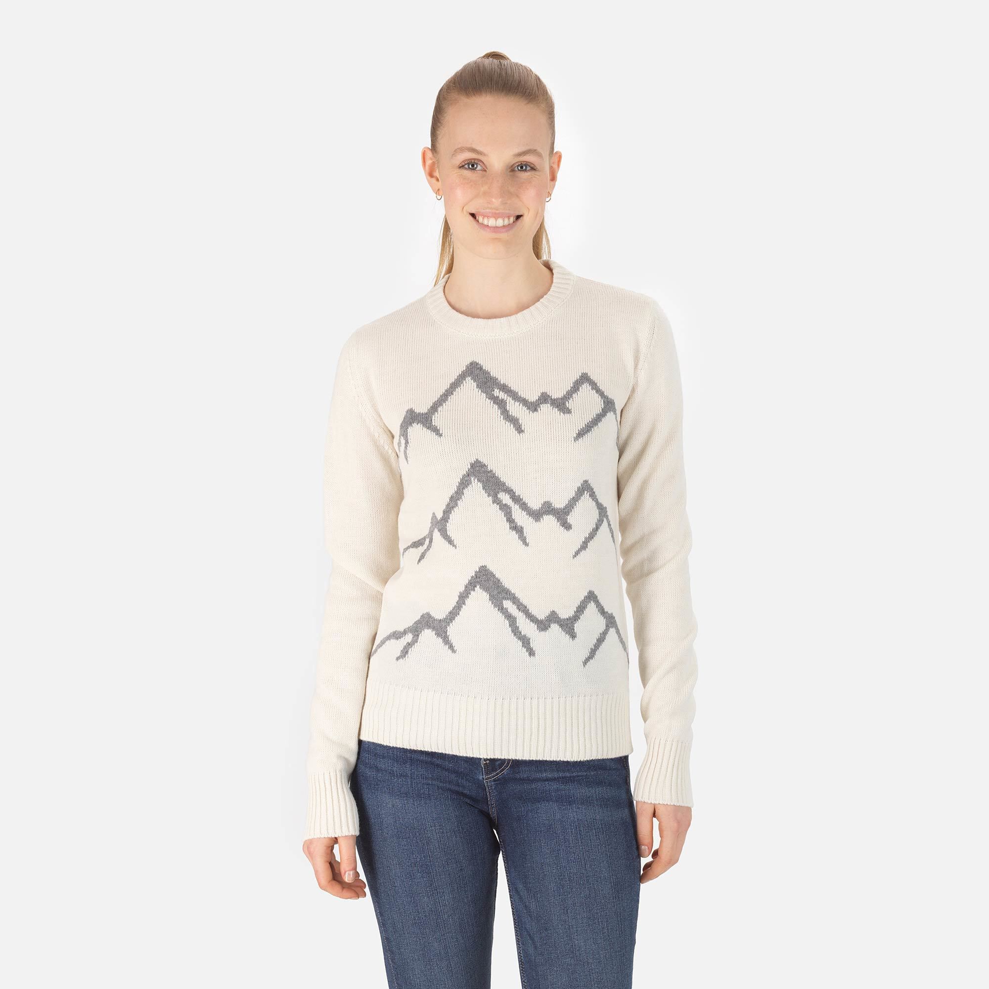 Pull en maille à col rond Femme