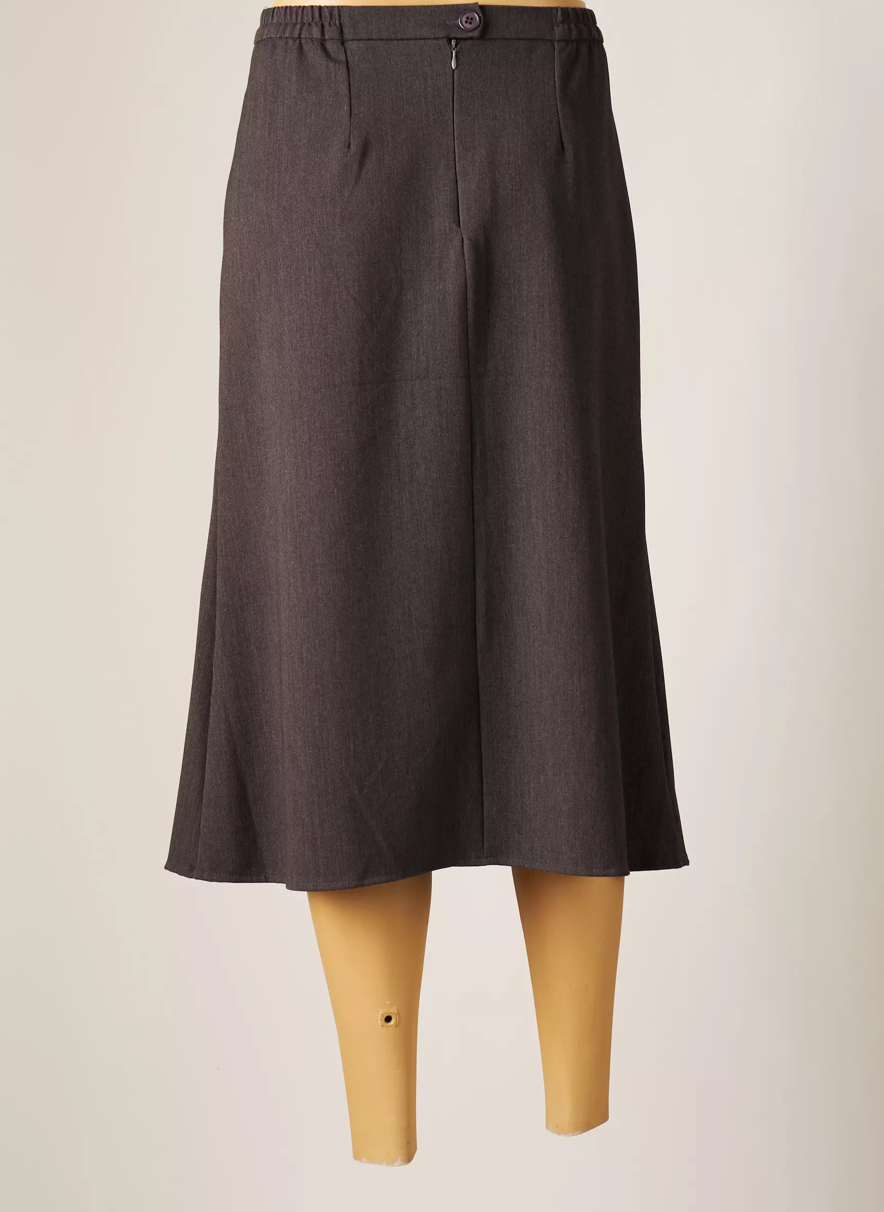 Griffon Jupes Mi Longues Femme couleur gris