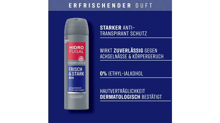Hidrofugal Men Frisch+Stark Spray 150 ml