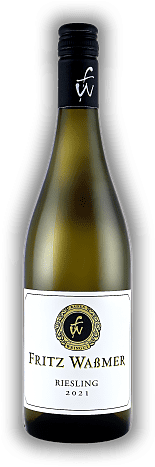 Fritz Waßmer, Riesling, Gutswein, 2021, Baden  Fritz Waßmer, Riesling, Gutswein, 2021, Baden   Jahrgang 2021 - 0,75	 Liter - Vol 11,5%