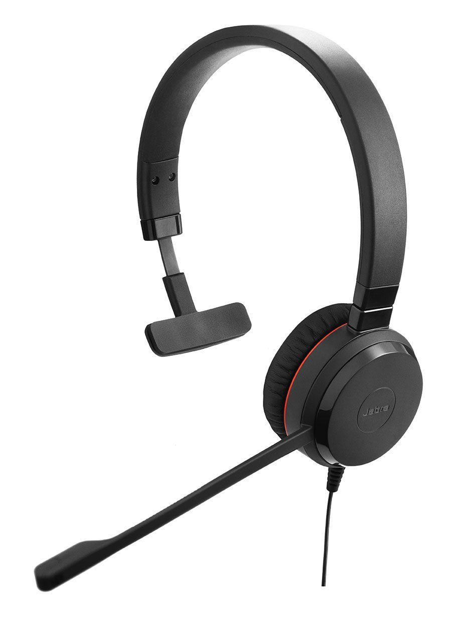 Jabra Evolve 20SE UC Mono Headset (Schnurgebunden für VoIP-Softphone, USB-A)