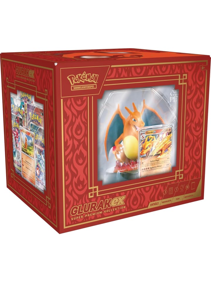 Pokémon Pokémon Glurak-ex Super Premium Kollektion in Mehrfarbig ab 6 Jahre günstig kaufen onesize