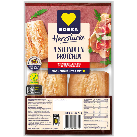 EDEKA Steinofenbrötchen 4ST 300G