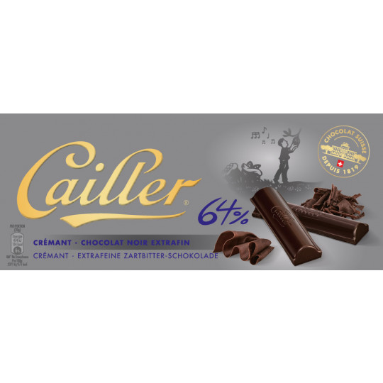Cailler Cremant 64% Zartbitter 100G