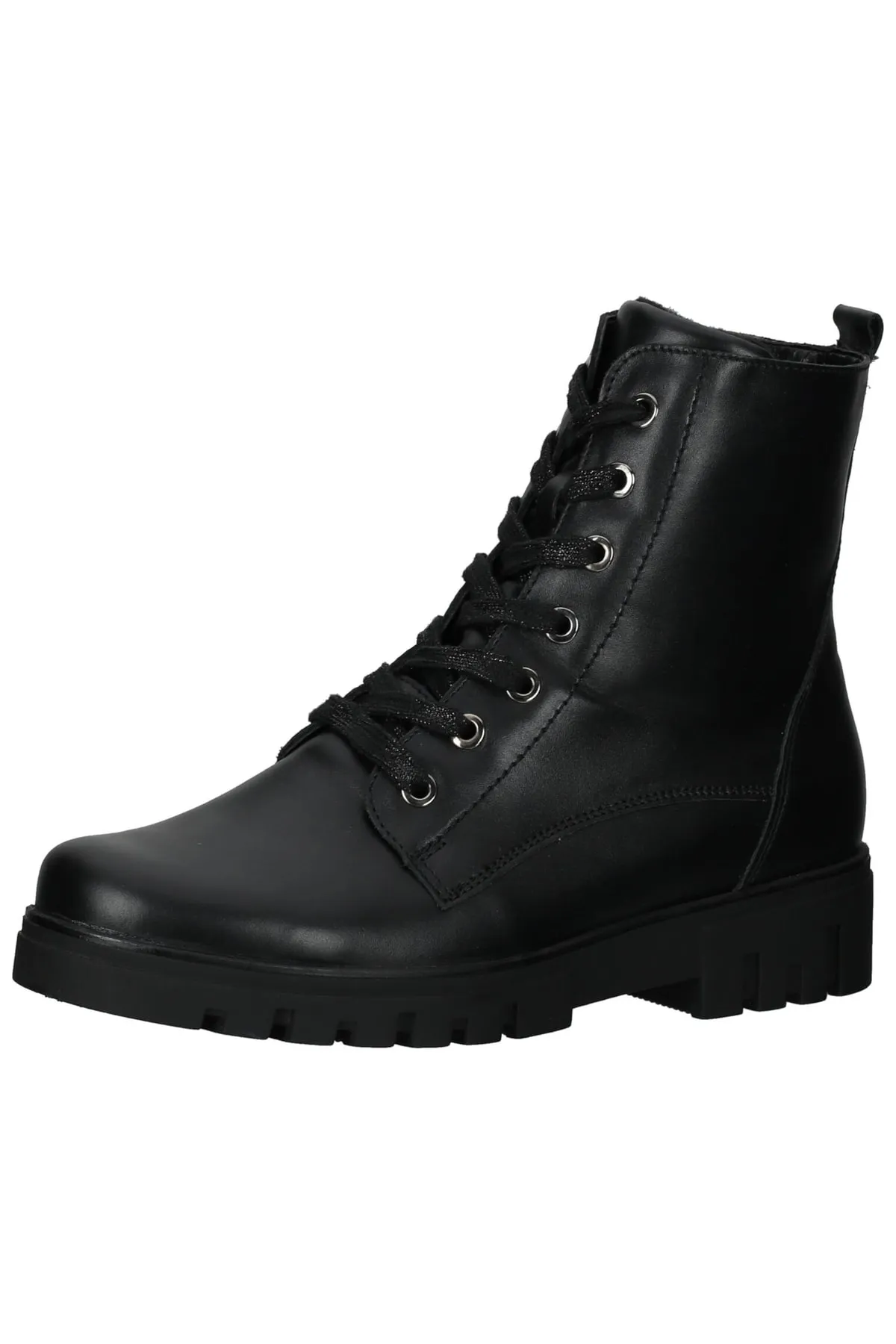Waldläufer  Stiefelette - Schwarz - Blockabsatz