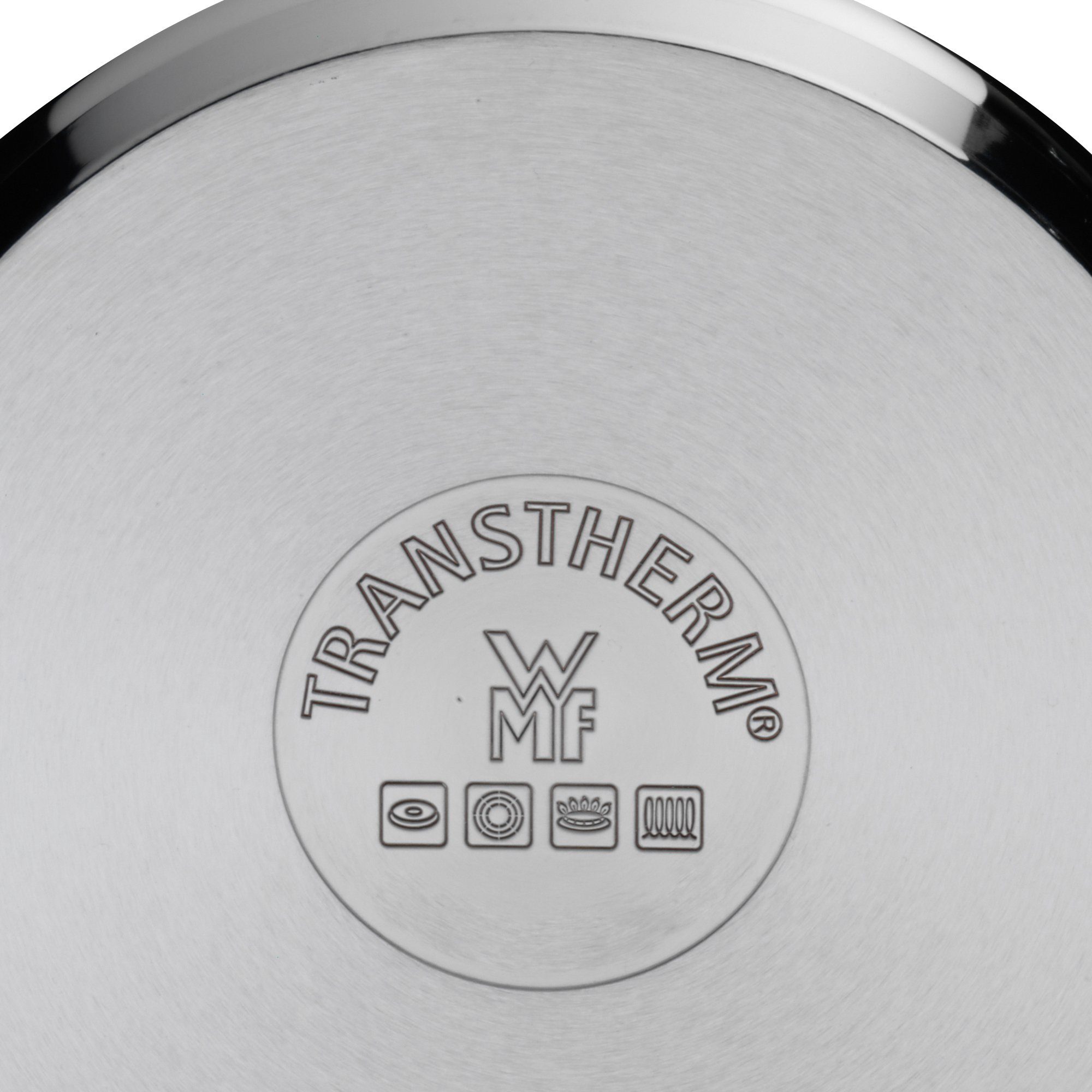 WMF Fleischtopf SELECTit!, Cromargan® Edelstahl Rostfrei 18/10 (20 cm), mit Glasdeckel, inkl. Induktion, 3,3l, gebürsteter Cromargan Edelstahl