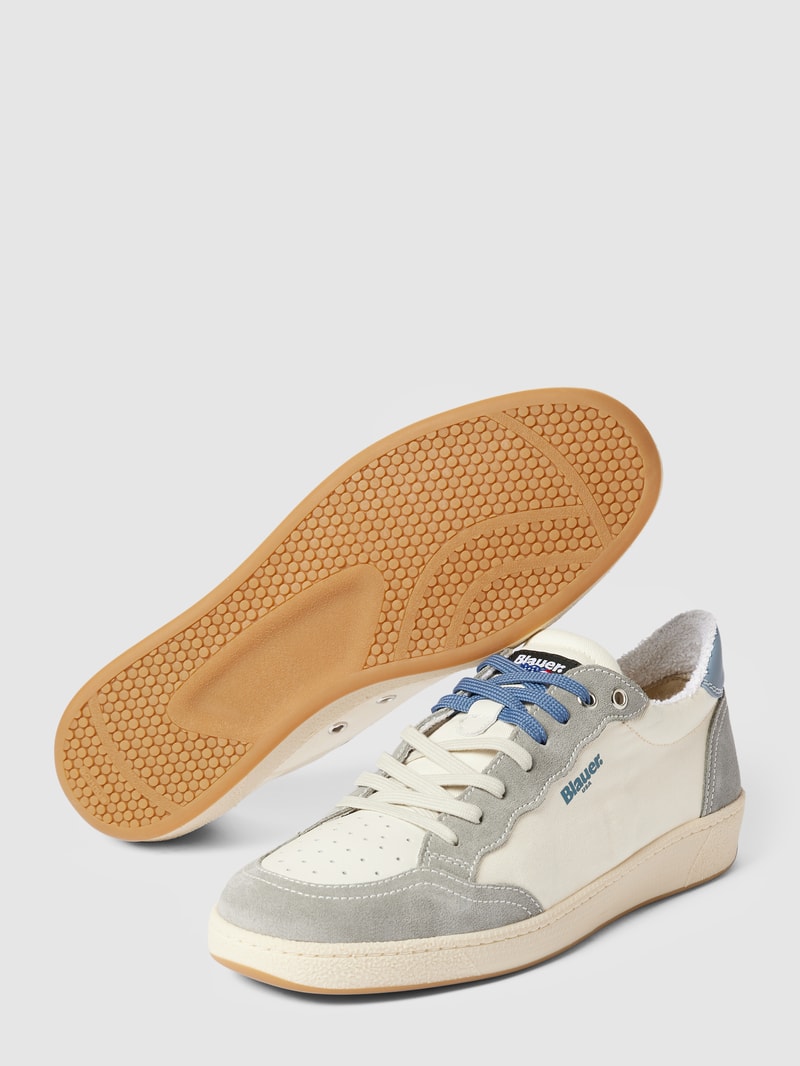 Sneaker mit Label-Details Modell 'MURRAY' in weiß