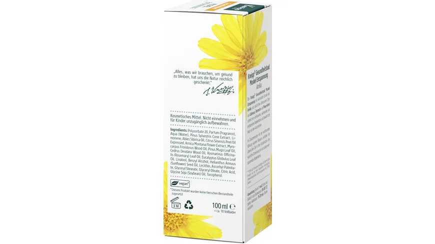 Kneipp Gesundheitsbad Muskel Entspannung 100 ml