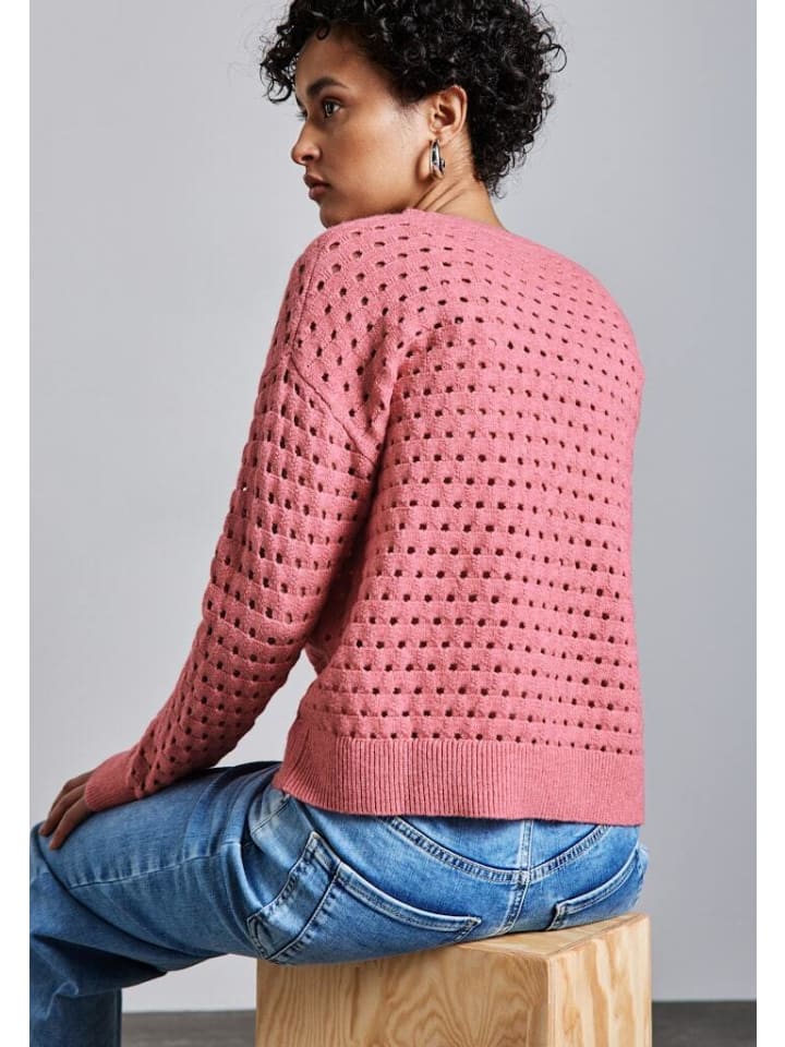 Street One Pullover in sugar coral mel. günstig kaufen