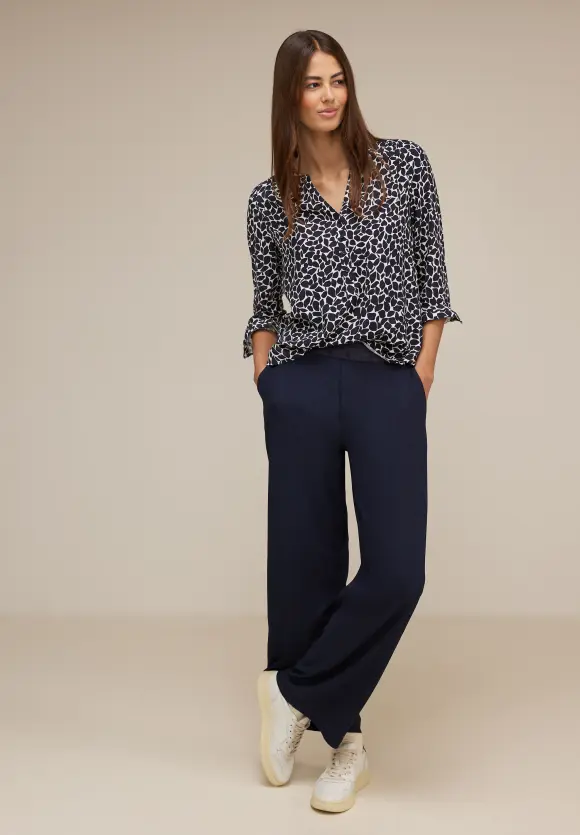 Street One Viskose Bluse mit Print