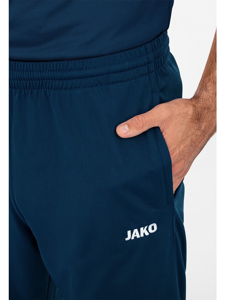 Jako Jogginghose bequeme Sport- und Freizeithose Seitentaschen in Dunkelblau günstig kaufen