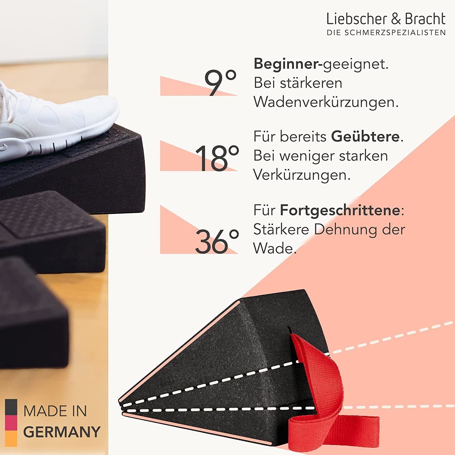 Liebscher & Bracht Multitrainer Liebscher & Bracht Original Knieretter mit Trittschlaufe, (1-St), mit Trittschlaufe für den sicheren Stand beim Üben + Höhenregulierung