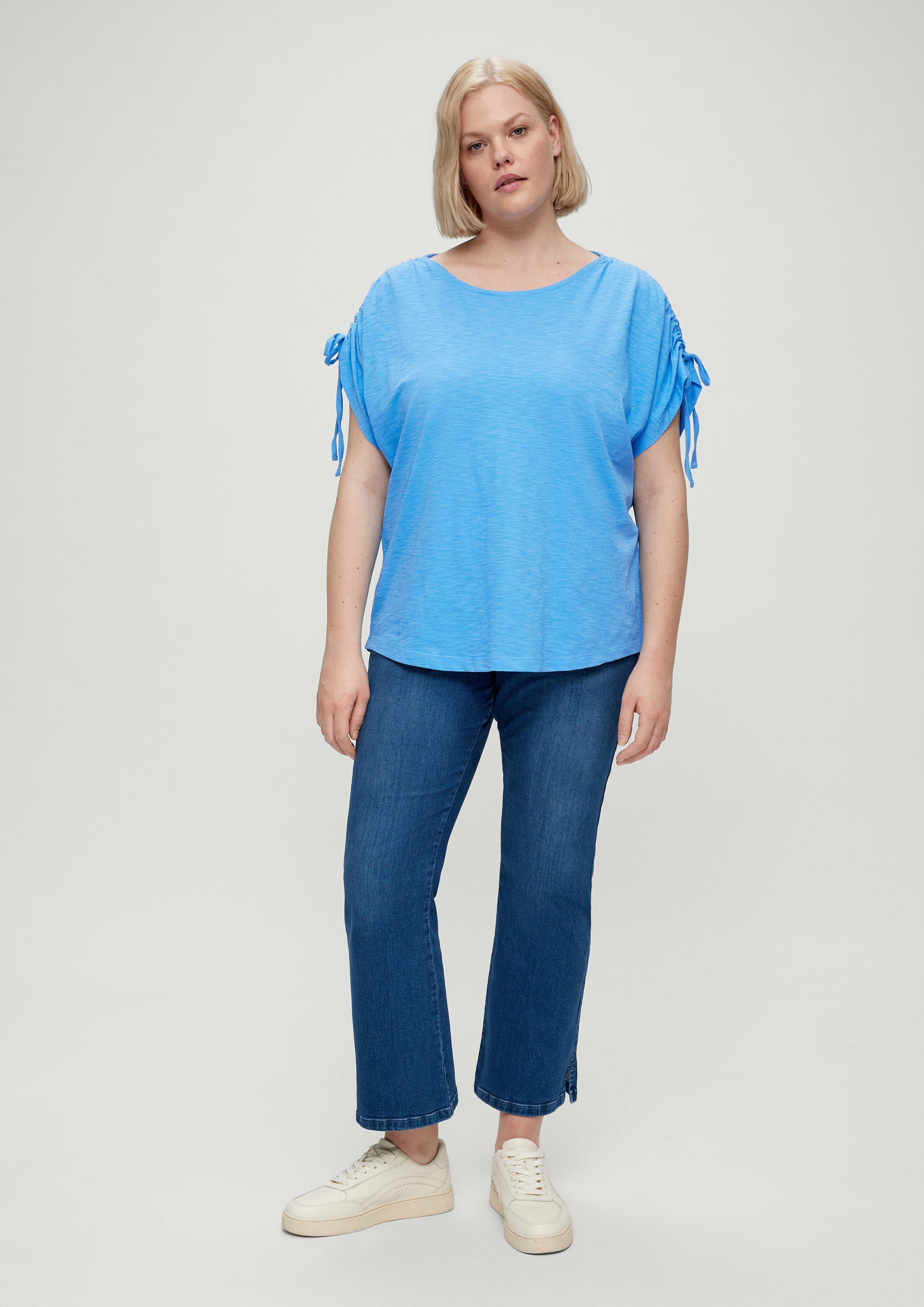 Baumwollshirt mit Raffungen  2131693-5501