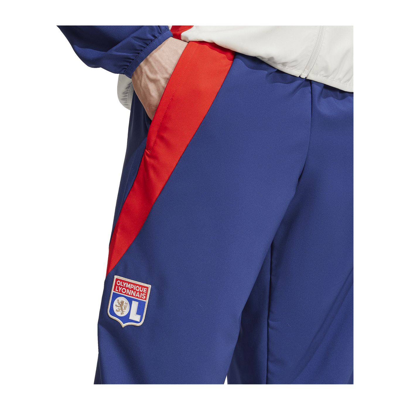 adidas Olympique Lyon Prematch Hose 2024/2025 Blau