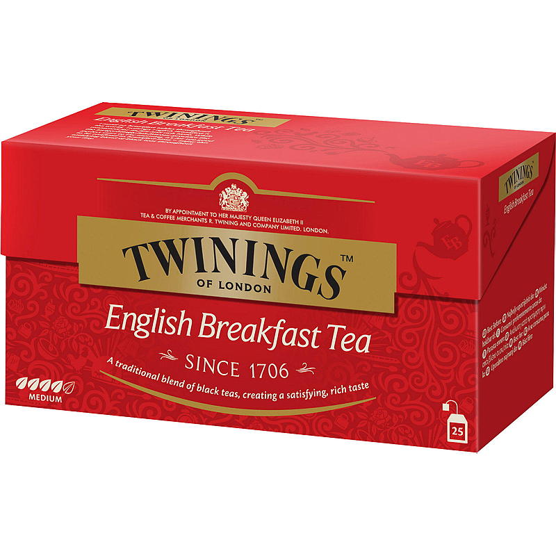 Twinings English breakfast 25 poser, Twinings
