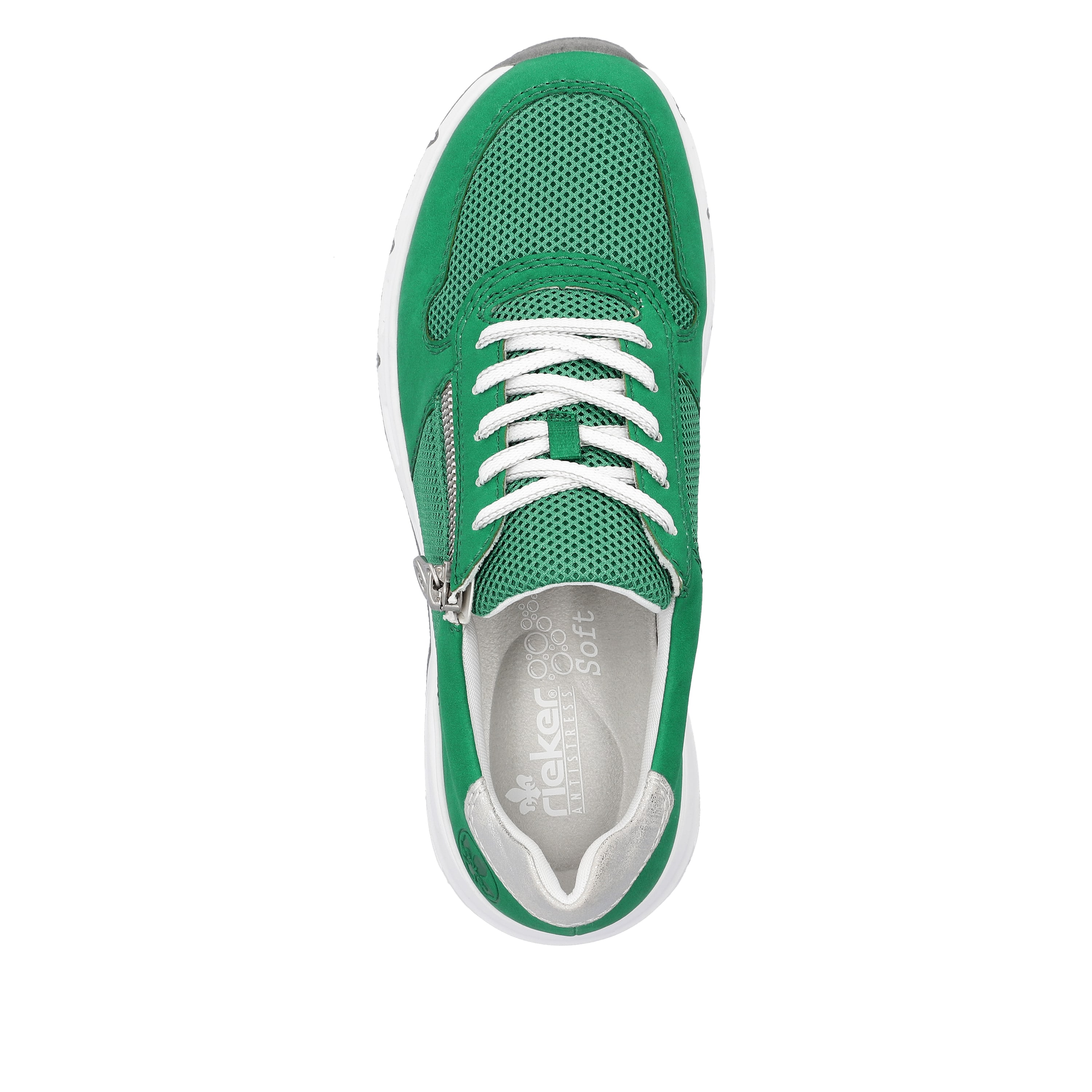 Rieker Damen Sneaker Low grasgrün