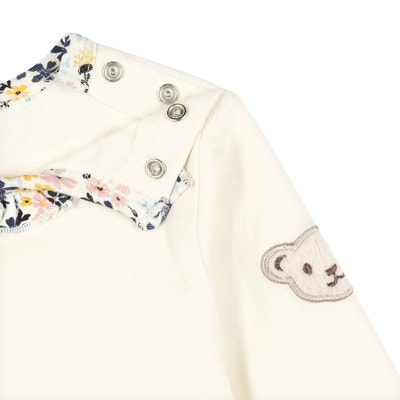 T-Shirt langarm, beige für Mädchen