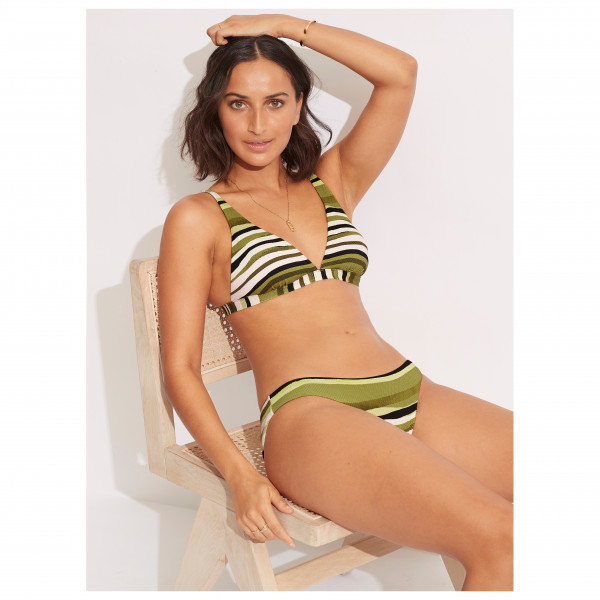 Seafolly - Women's Sun Stripe Longline Tri - Bikini-Top