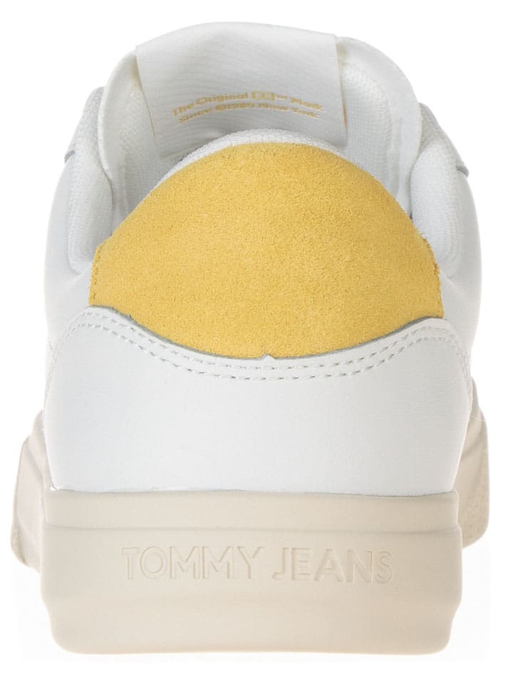 Tommy Hilfiger Shoes Leder-Sneakers in Weiß günstig kaufen