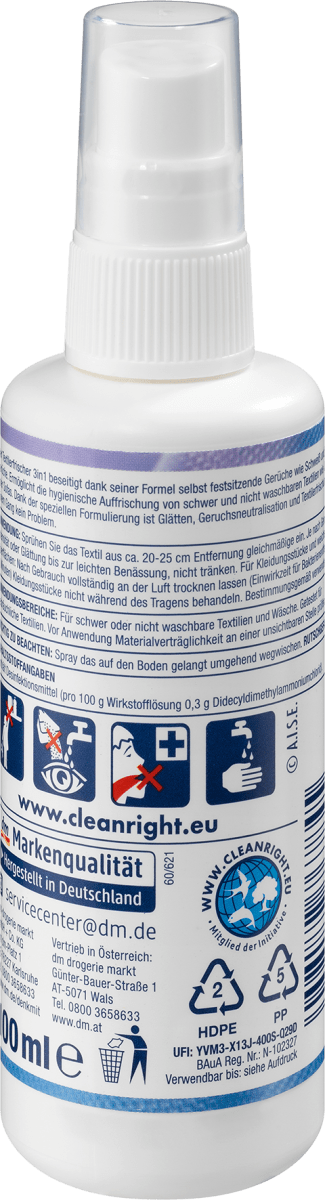 Textilerfrischer 3in1 Probiergröße, 100 ml