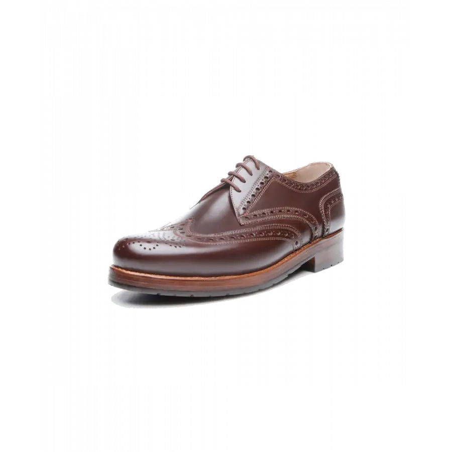 Heinrich Dinkelacker - Businessschuhe Derby RIO FULL-BROGUE H Nubukleder - braun