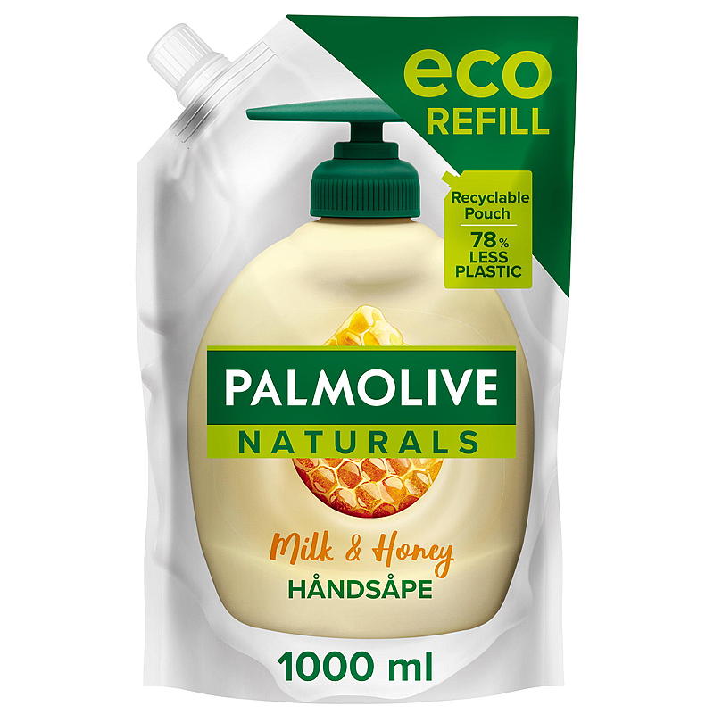 Palmolive Håndsåpe refill 1000 ml Milk & honey Palmolive