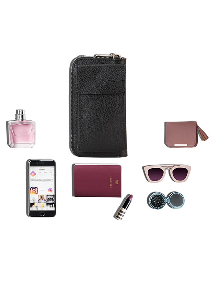 Lia Biassoni Leder-Handytasche 