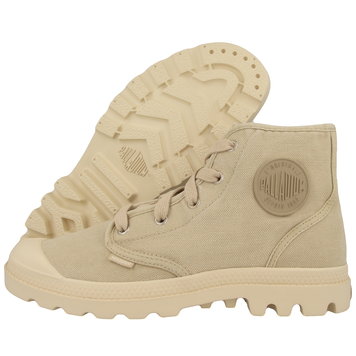 Palladium Pampa Schnürboots beige