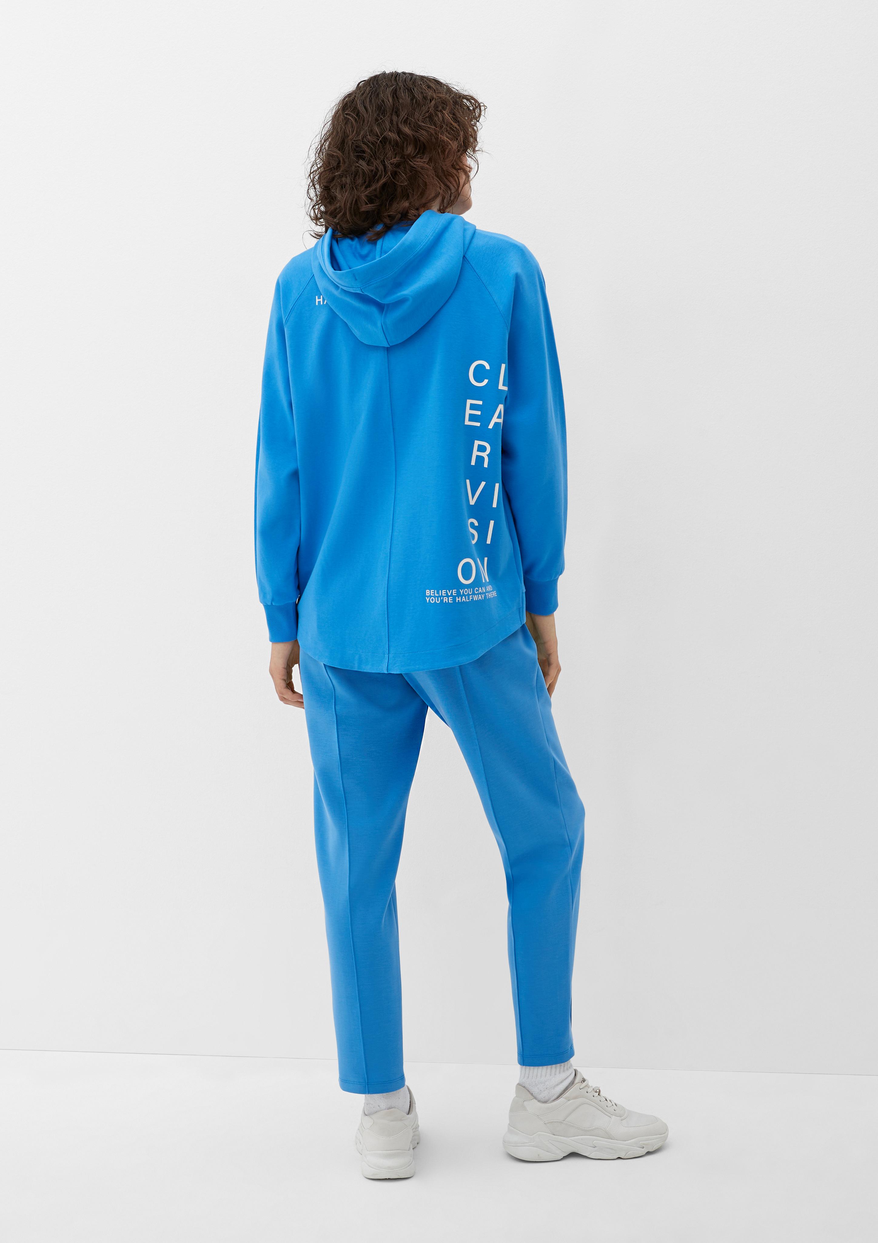 Kapuzen-Sweatjacke mit Backprint  2126255-5547