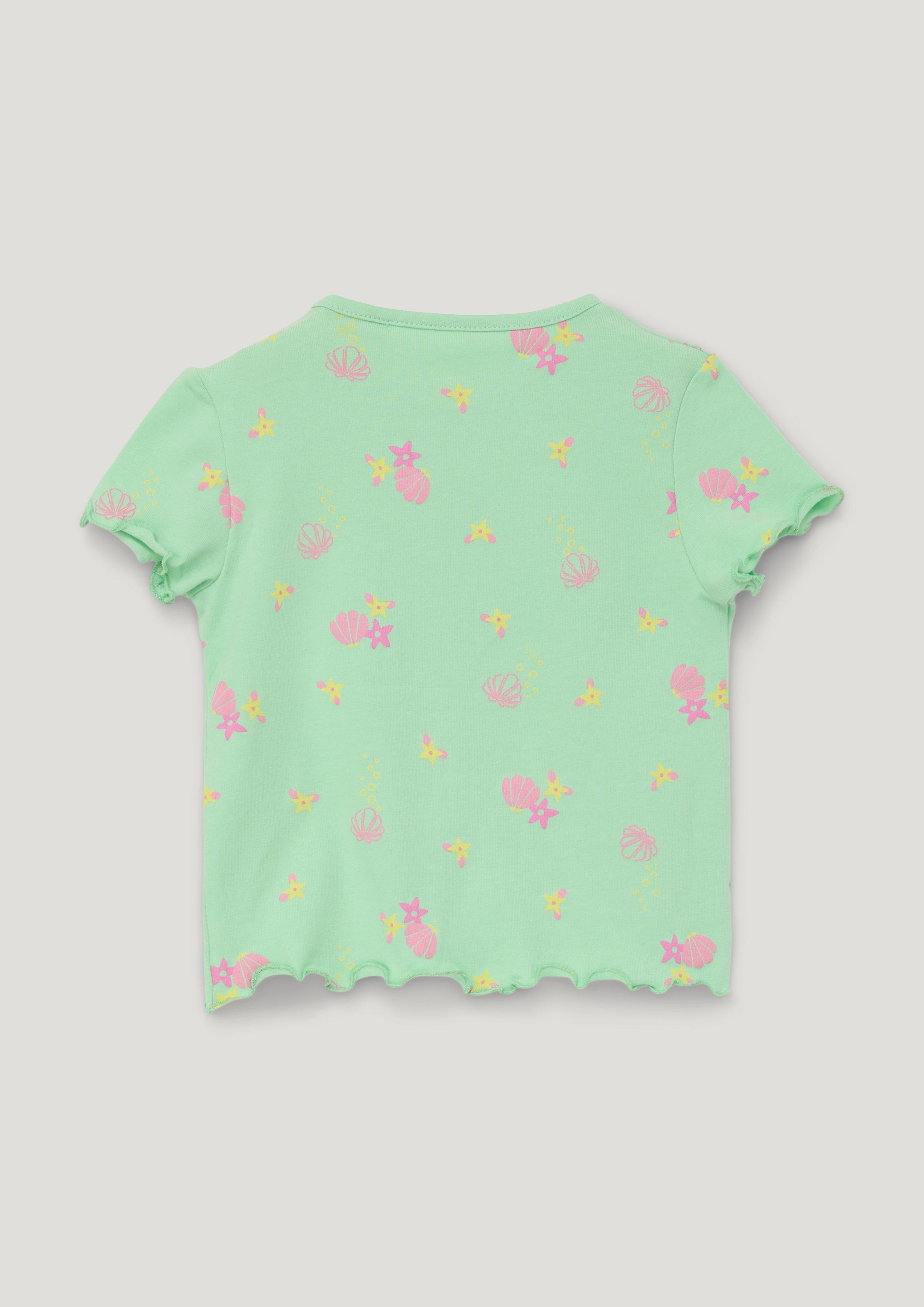 Baumwoll-Shirt mit All-over-Print  2131448-73A1