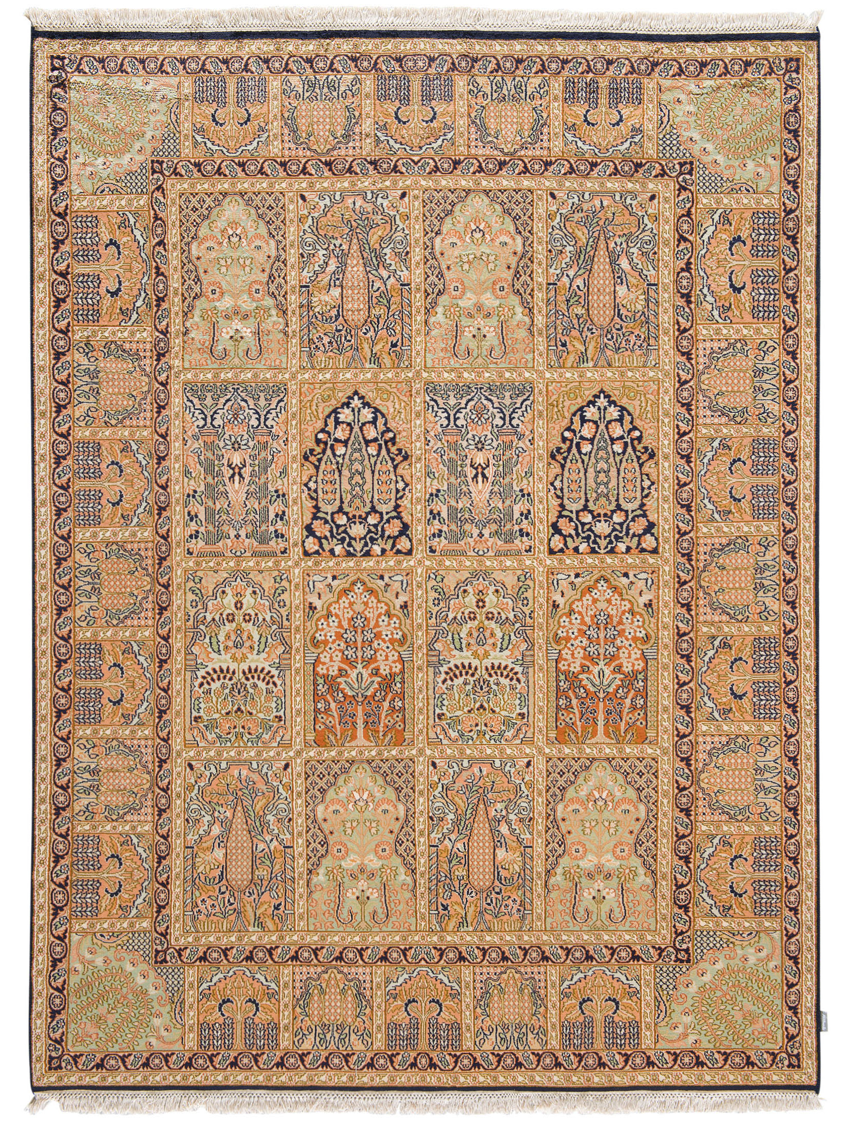Kaschmir Seide 18/18 ca. 159 x 210 cm, Unikat / Einzelstück