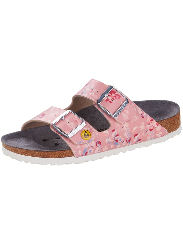 Birkenstock Sandalen Arizona ESD Flower in rosa günstig kaufen