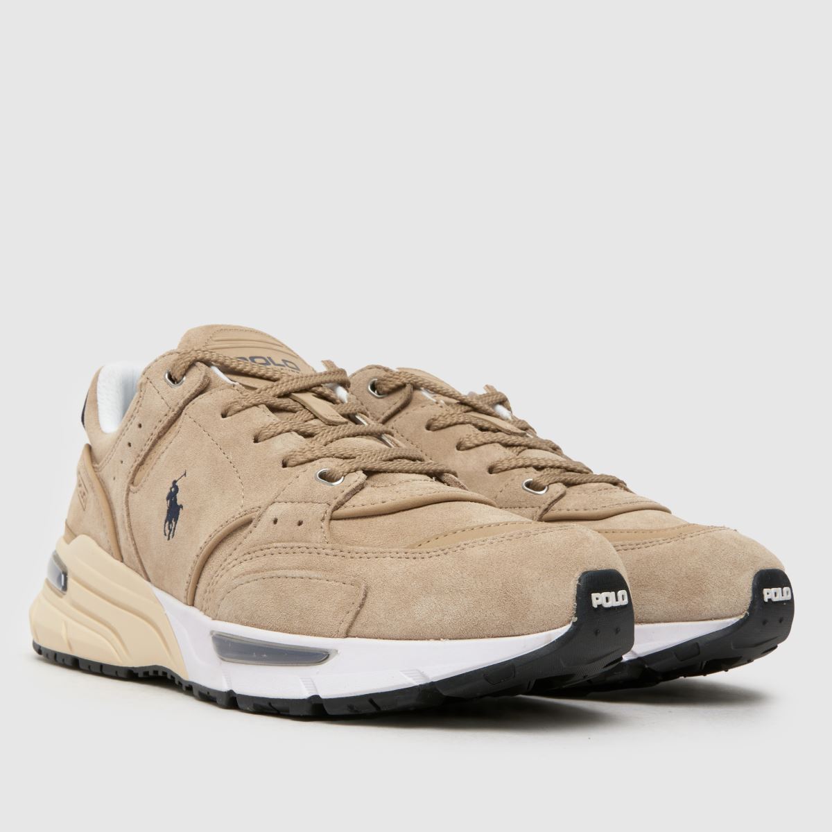 Polo Ralph Lauren – Trackster 250 – Beige träningsskor