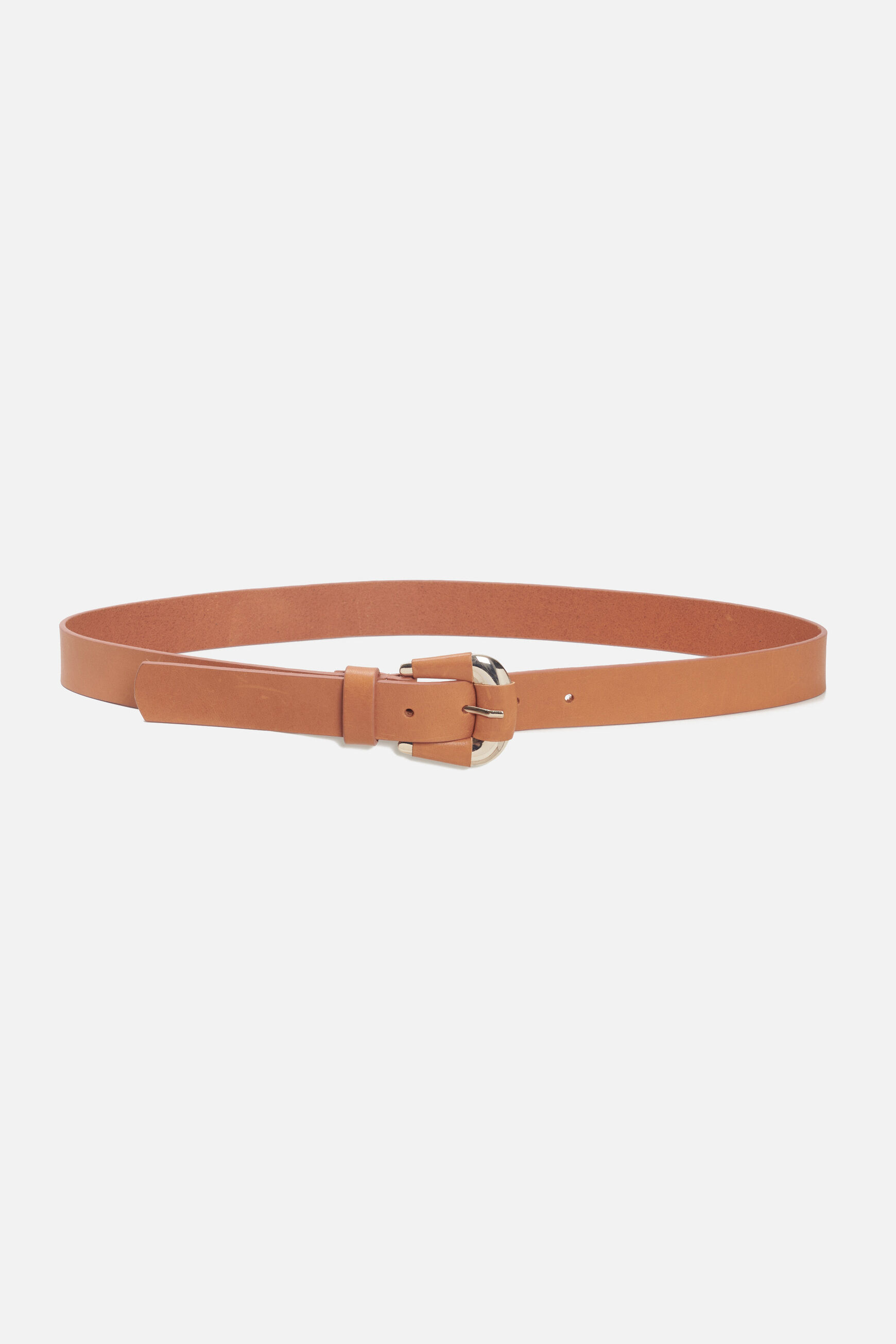ceinture themis 100% cuir camel femme