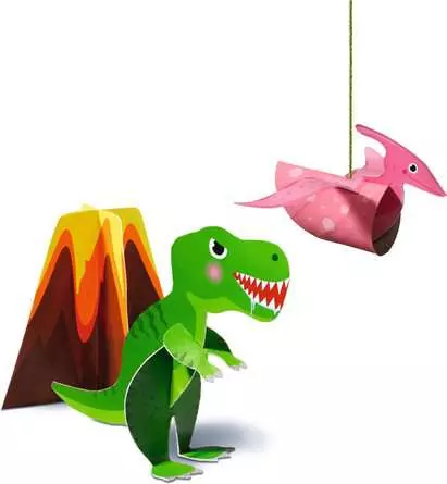 Brüllende Dinosaurier - Bastelset für Kinder ab 6 Jahren