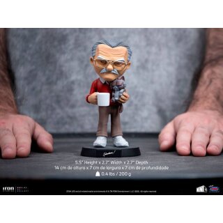 Stan Lee Mini Co. PVC Figur Stan Lee with Grumpy Cat 14 cm