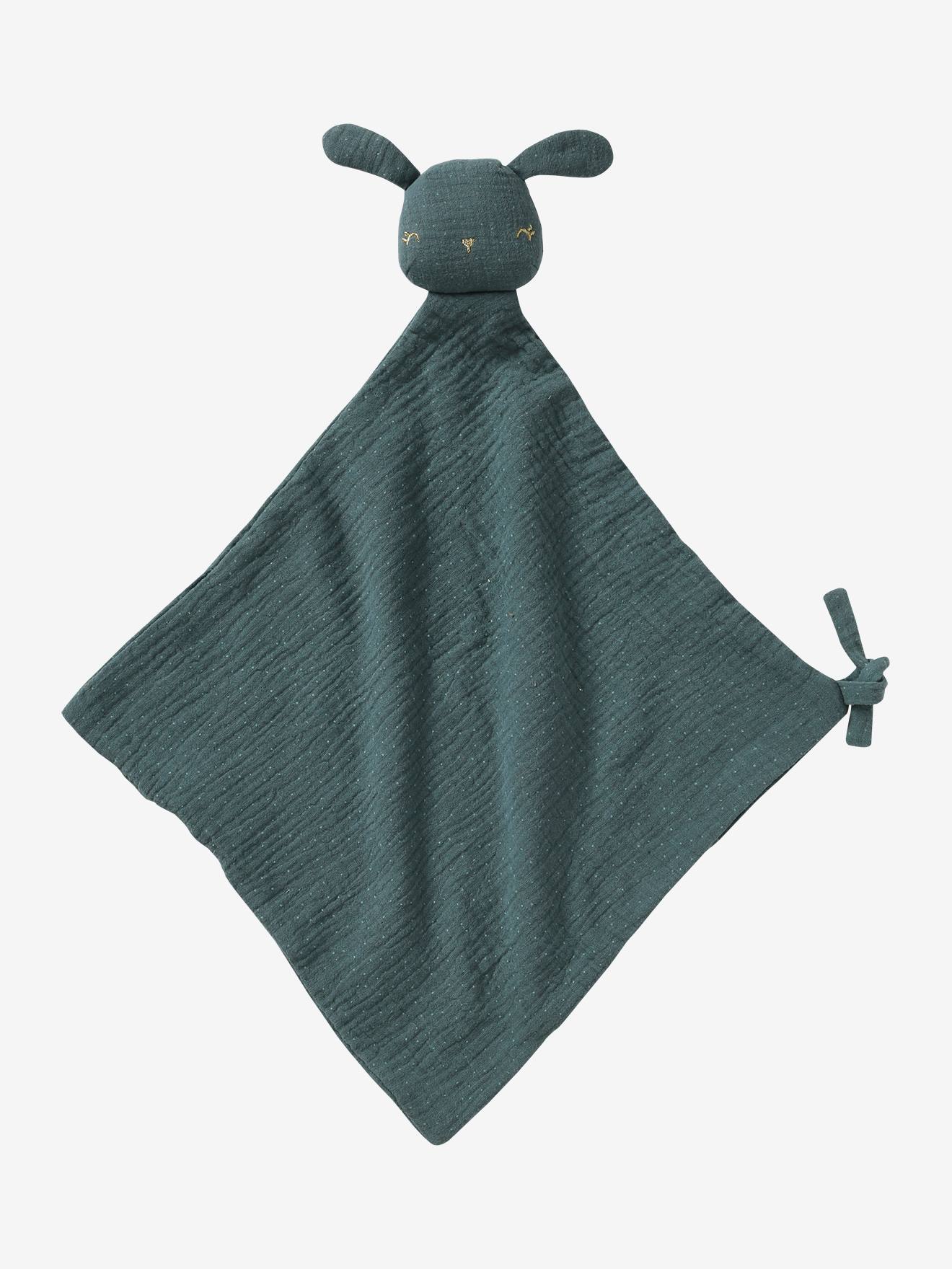 Coffret cadeau 3 pièces : doudou lange + hochet + livre imagier tanzanie