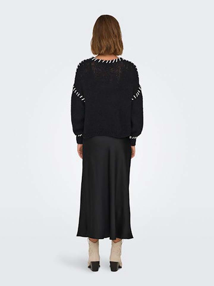 ONLY Pullover in Schwarz günstig kaufen