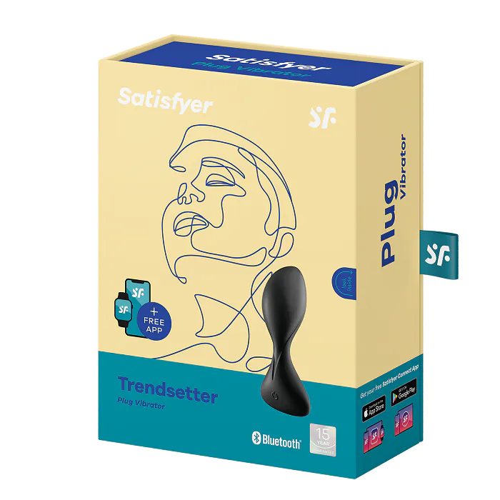 Satisfyer Massager Trendsetter Sort Storbritannien