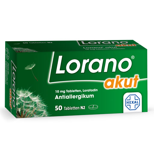 LORANO akut 10 mg Tabletten  50 St  Tabletten