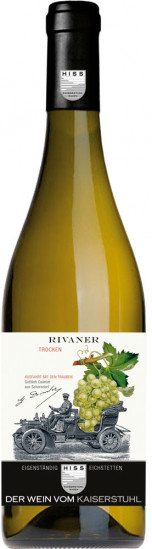 2022 Rivaner Eigenständig trocken - Weingut Hiss