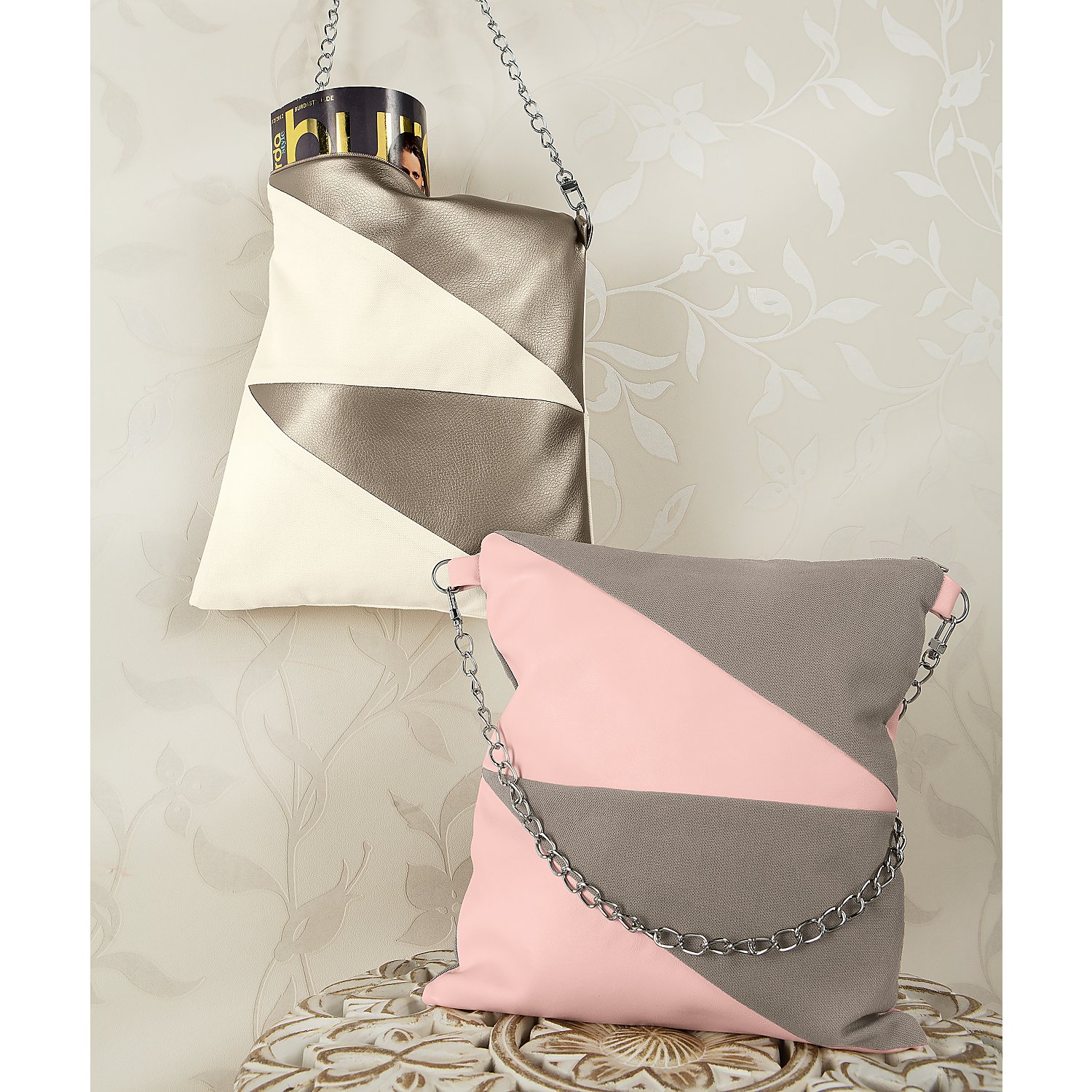 Baumwoll-Canvas, taupe