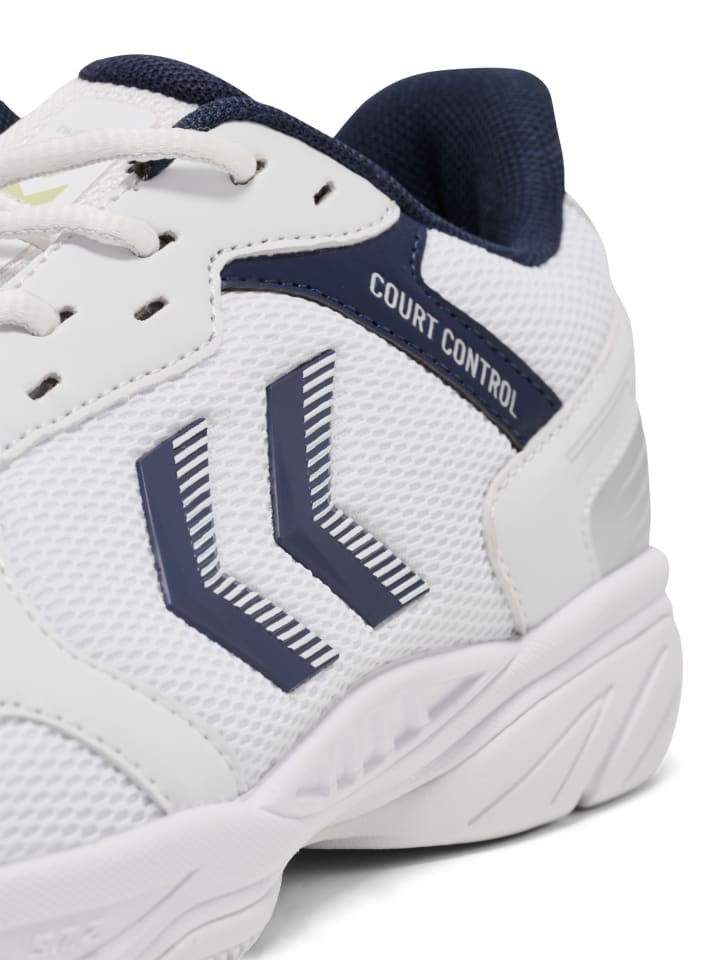 Hummel Hummel Hallenschuh Court Control Erwachsene in WHITE/BLACK IRIS günstig kaufen