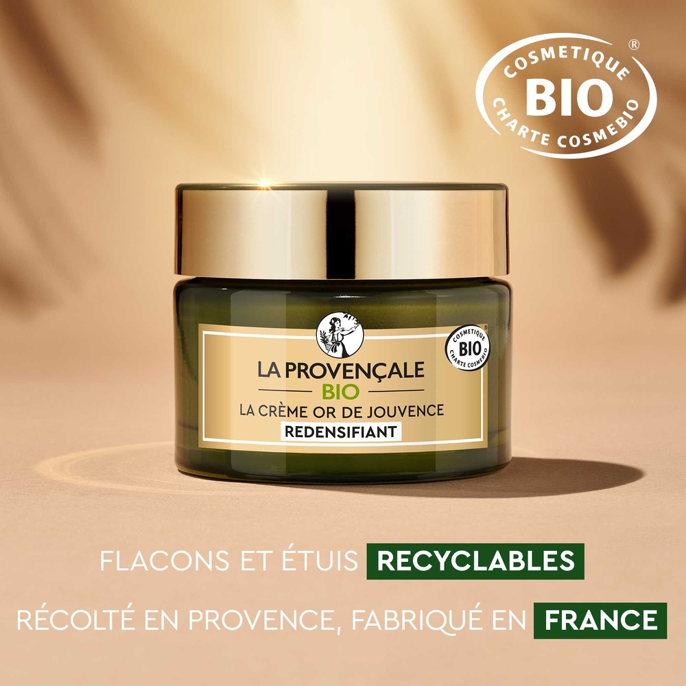 La Provençale La Provençale Bio Crème Or de Jouvence Redensifiante Peaux Matures 50ml Crème Redensifiante Peaux Matures certifiée bio