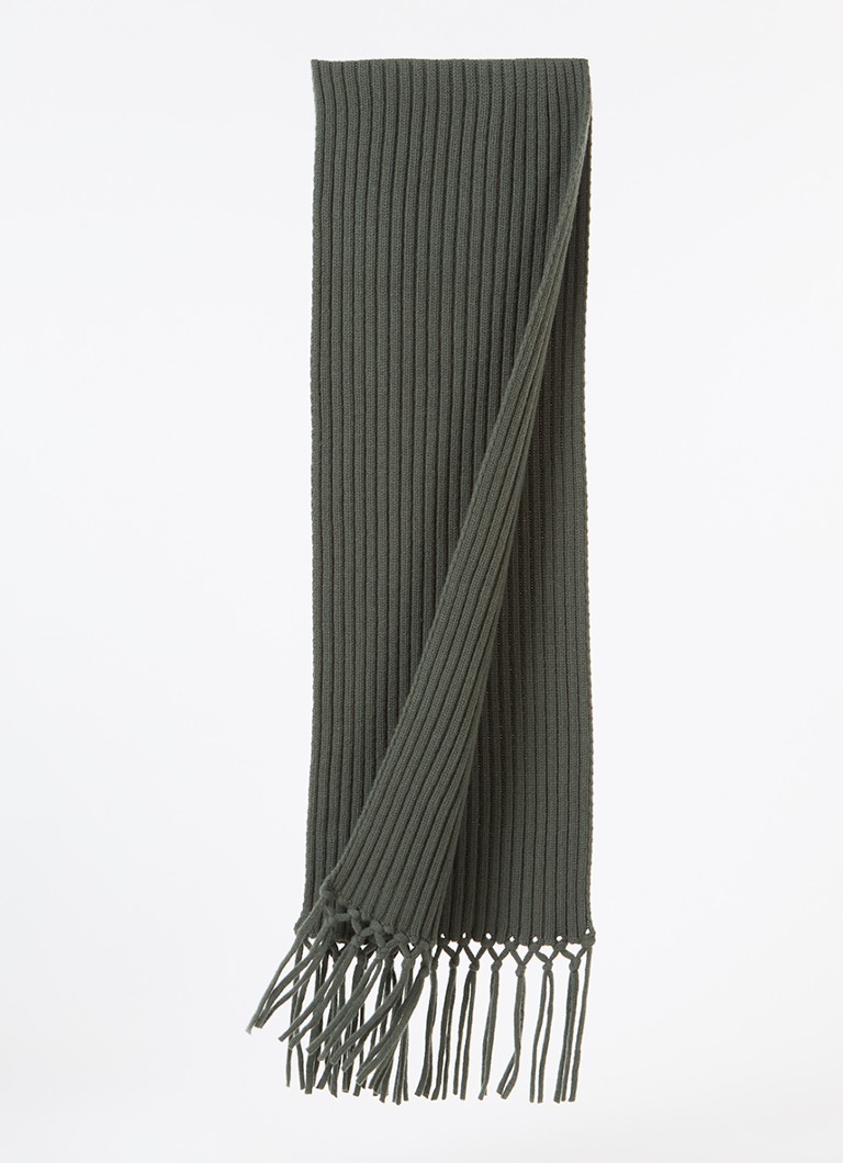 Eșarfă cu nervuri MaxMara pentru fete, 175 x 30 cm