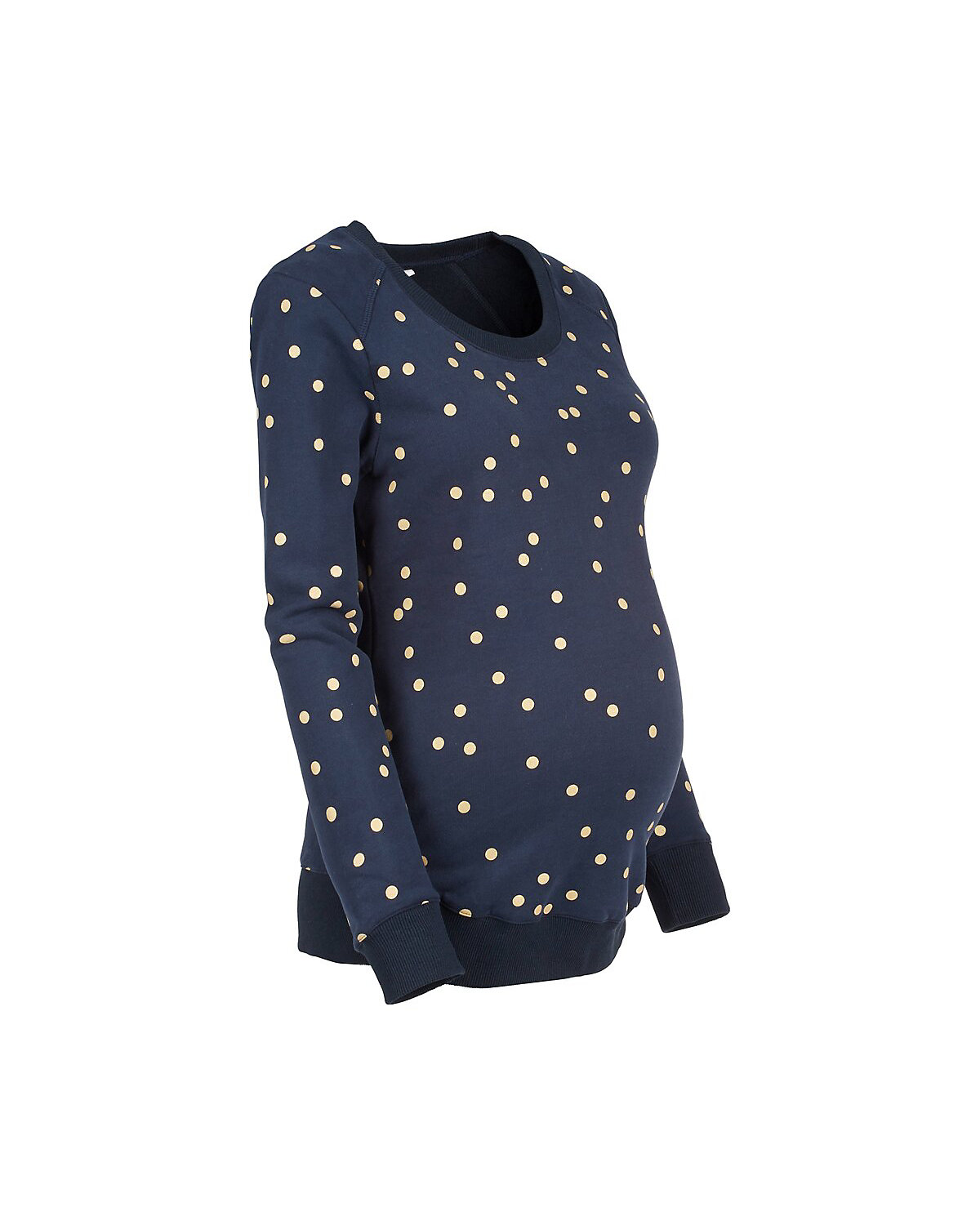 Umstands-Pullover Golden Dots