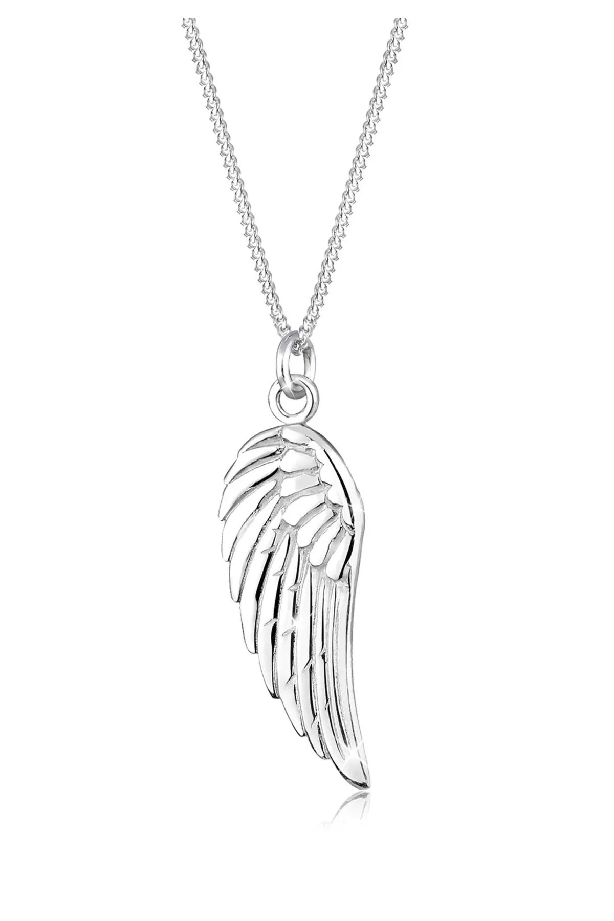 ELLI  Halskette Panzerkette Engel Flügel Basic 925 Sterling Silber